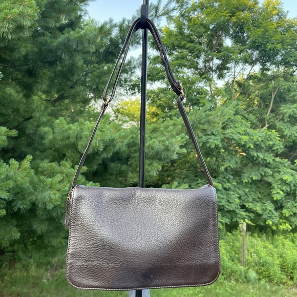 Vintage COACH Shoulder Bag Sonoma Full Flap Brown Leather 4928 Costa Rica Clean - Picture 1 of 14